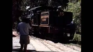 1990 Sequoia / Yosemite sugar pine narrow gauge logging railroad trip part 1
