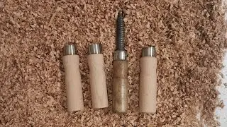 DIY Schraubzwingen griffe aus Buche Drechseln