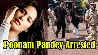 Poonam Pandey arrested for shooting obscene video in Goa | Poonam Pandey arrest For Shooting Video?