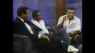 Muhammad Ali, Sugar Ray Leonard & Mike Tyson (The Arsenio Hall Show 1990)