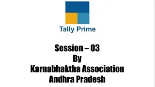 Tally Training Session 03