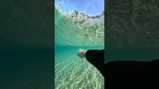 Have You Ever Seen Bodysurfing UNDERWATER ?!🤯  #pov #bodysurfing #gopro #gopro11black