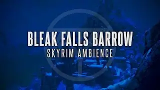 Mountaintop Winds In Bleak Falls Barrow | Skyrim Ambience | For Sleep, Study & Relaxation