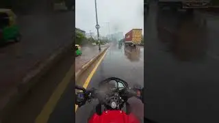 Ride my First bike in Rain | NS 200 Pulsar