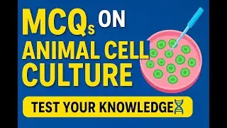 MCQs on Animal Cell Culture | Cell Lines, Media, and Applications Explained