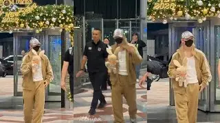 StrayKids Felix Departure From Bangkok to Korea After TAMBURINS Launch Event 2025