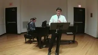 Bernstein Clarinet Sonata, Movement 1