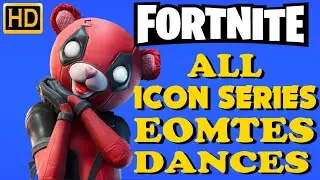 fortnite Cuddlepool Skin Showcase With Icon Series Dances & Emotes
