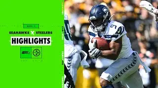 Kenneth Walker III's Best Runs From 105-Yard Game Against The Steelers | 2025 Week 2