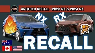 RECALL ALERT - 23 Lexus RX & 24 NX recalled and 22 Lexus NX450h+ 21-22 RAV4 Prime recall update
