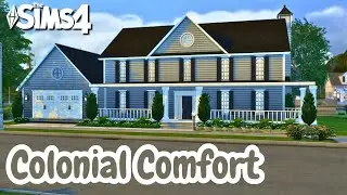 COLONIAL COMFORT | SIMS 4 SPEED BUILD | +CC DOWNLOAD LINK