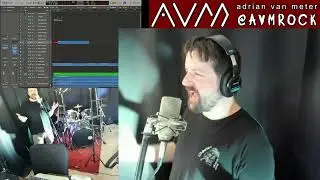 Adrian Van Meter - Alien and Strange - stream music video (soft-to-loud metal song)