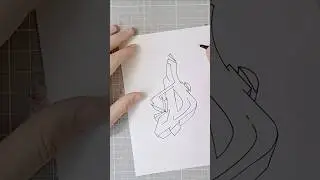 Graffiti letter D sketching #shorts