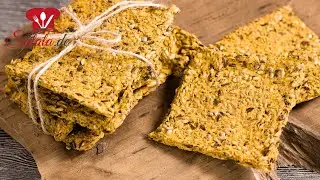 Knäckebrot selber machen Low Carb Rezept V3 ohne Mehl und glutenfrei