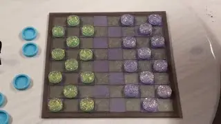 (90) Frenemies & Tears Of My Enemies | Resin Checker Board Game