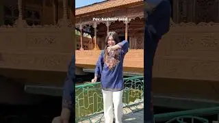 Aarushi Mam Kashmir Outfit🩵 #aarushimam #kashmir