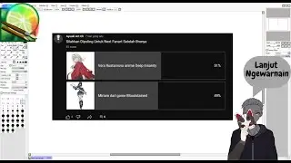 Commission Mewarnai Fanart Vera Rustamova Dari Anime Deep Insanity: The Lost Child【Chill Stream】#16