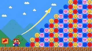 Can Mario Collect 999 All Seeds Tried to Beat New Super Mario Bros.Wii? | Mario Game Animation