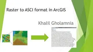 convert raster to asci format in ArcGIS