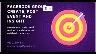 Facebook Group Create, Post, Event and Insight