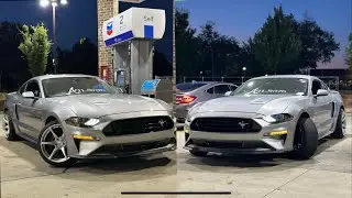Before&After Angle kit install on Mustang Gt/Cs!!🏎️💨   (I GOT HIT) (Fights, police, tandems!)