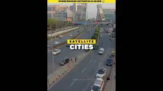 GURUGRAM and NOIDA The Satellite CITIES in DELHI NCR 🇮🇳 #shorts