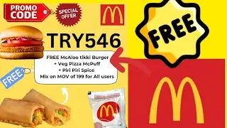 mcdonalds coupon code today | free food at mcdonalds using coupon code | mcdonalds offers #mcdonalds
