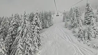 Ski Portes du Soleil,Ch&acirc;tel,Part 2, Super Ch&acirc;tel, Morclan,Chermillon,Linga,Les Combes,La Belette,4K