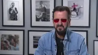 Ringo Starr talks being left-handed, using a right-handed drum kit