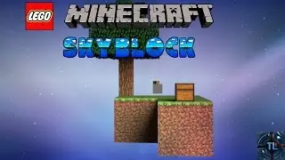 Lego MOC #4 Minecraft Skyblock Minifig scale and Micro scale