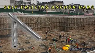 Sinorock Self Drilling Anchor System for foundation works
