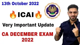 ICAI EXAM NEWS 2022 BIG ANNOUNCEMENT CA EXAMS OFFICIAL NOTIFICATION UPDATE CHARTERED STUDIES