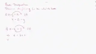 ProMathAcademy - level zero - transposition - basic