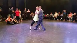Gabriela Elias y Eduardo Pérez en el marco del Mundial de Tango 2018