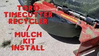 Как установить комплект Toro TimeCutter Recycler