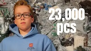 Sorting 23,000 LEGO Bricks for My Biggest LEGO Build Ever!