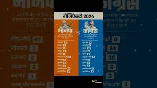 Congress manifesto vs BJP manifesto ✅#shortfeed #shorts #loksabhaelection2024