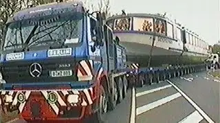 ⛟ Schwertransport des  Fahrgastschiffes UCKERSCHWAN ⛟ Teil 6 ⛟