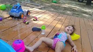 Kiddie pool fun