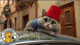 🐱 More Turkish Cats! (Animated Music Video) #kids music #animation #cartoon