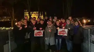 Licht aus! Kerzenaktion in G&uuml;strow
