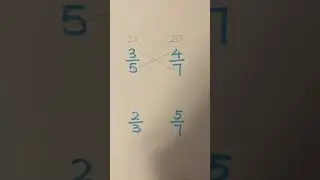 Fractions tricks | How to compare fractions? | Comparing Fractions #fractiontricks #shorts #fraction