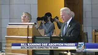 Bill Banning D&E Abortion Passes