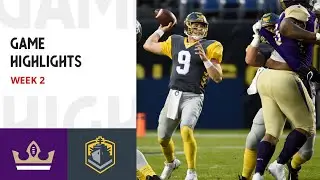 AAF Football League | Atlanta Legends vs San Diego Fleet  Week 2 Game  Highlights