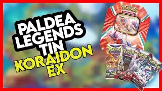 ⚡ UNBOXING de la Lata Pokemon Paldea Legends Tin 【  KORAIDON EX  】