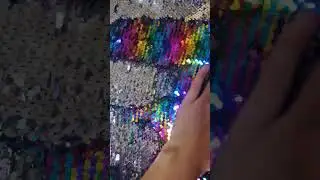 reverse sequins #glitter #sequin #reversesequin #satisfying #satisfyingvideo #sparkle #silver #art
