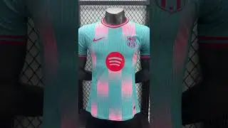 New 2025/2026 Barcelona Blue and pink Special Edition Football Jersey#football #footballshorts #fc