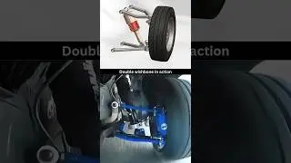 Double Wishbone Suspension in action 🔥❤️ Like if you are a car lover 😅