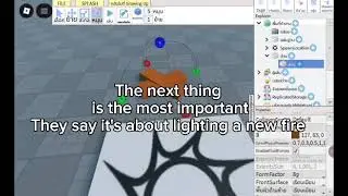 How to make a  bonfire in Roblox 