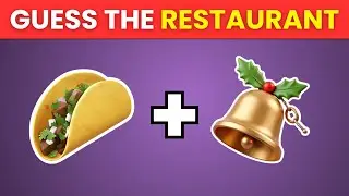 🍕🍗 Can You Guess the Fast Food Restaurant By Emoji?🍕🍗| Emoji Quiz😱🍟